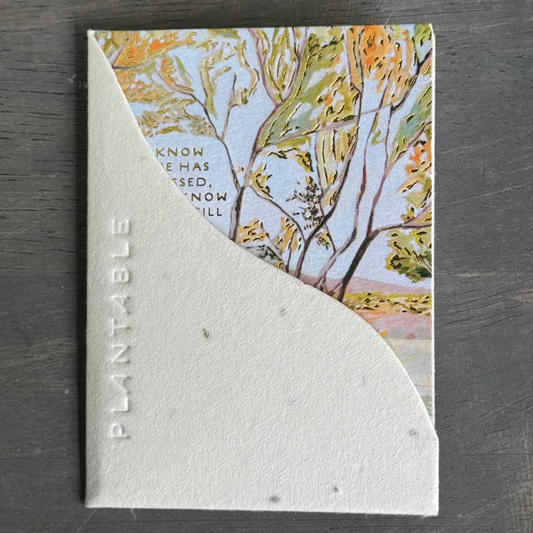 In the Shade - Sympathy Mini Card That Grow With Your Wishes