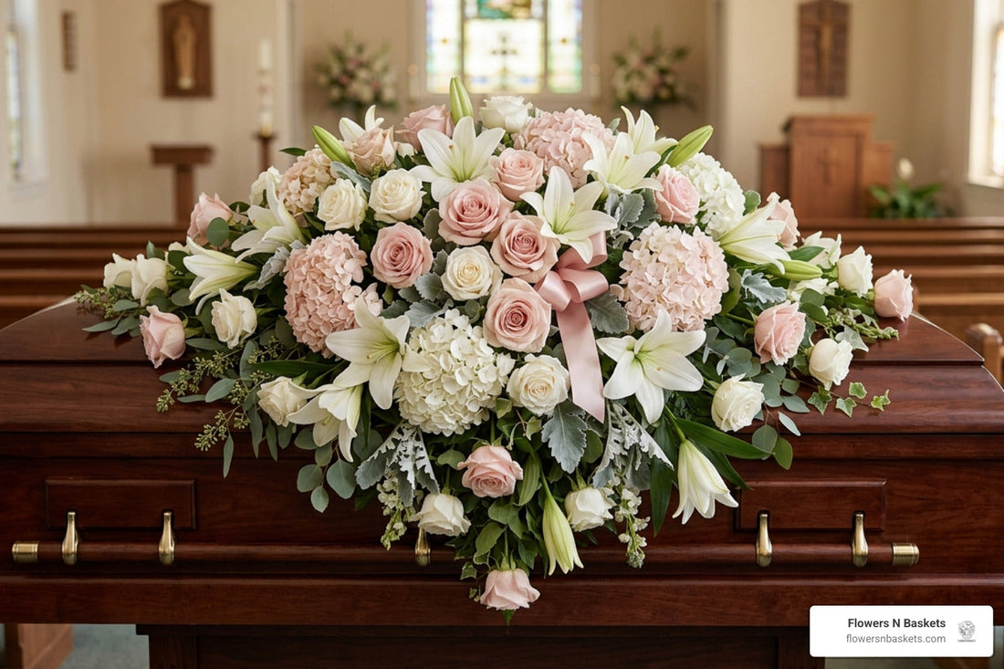 Stunning Floral Tributes: Casket Sprays for a Woman