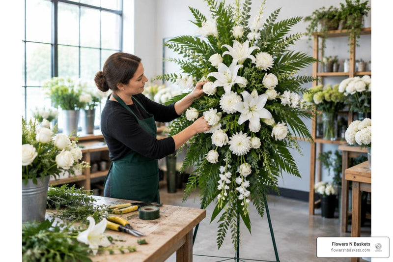 Ordering Custom Condolence Flowers in Palm Harbor Made Easy