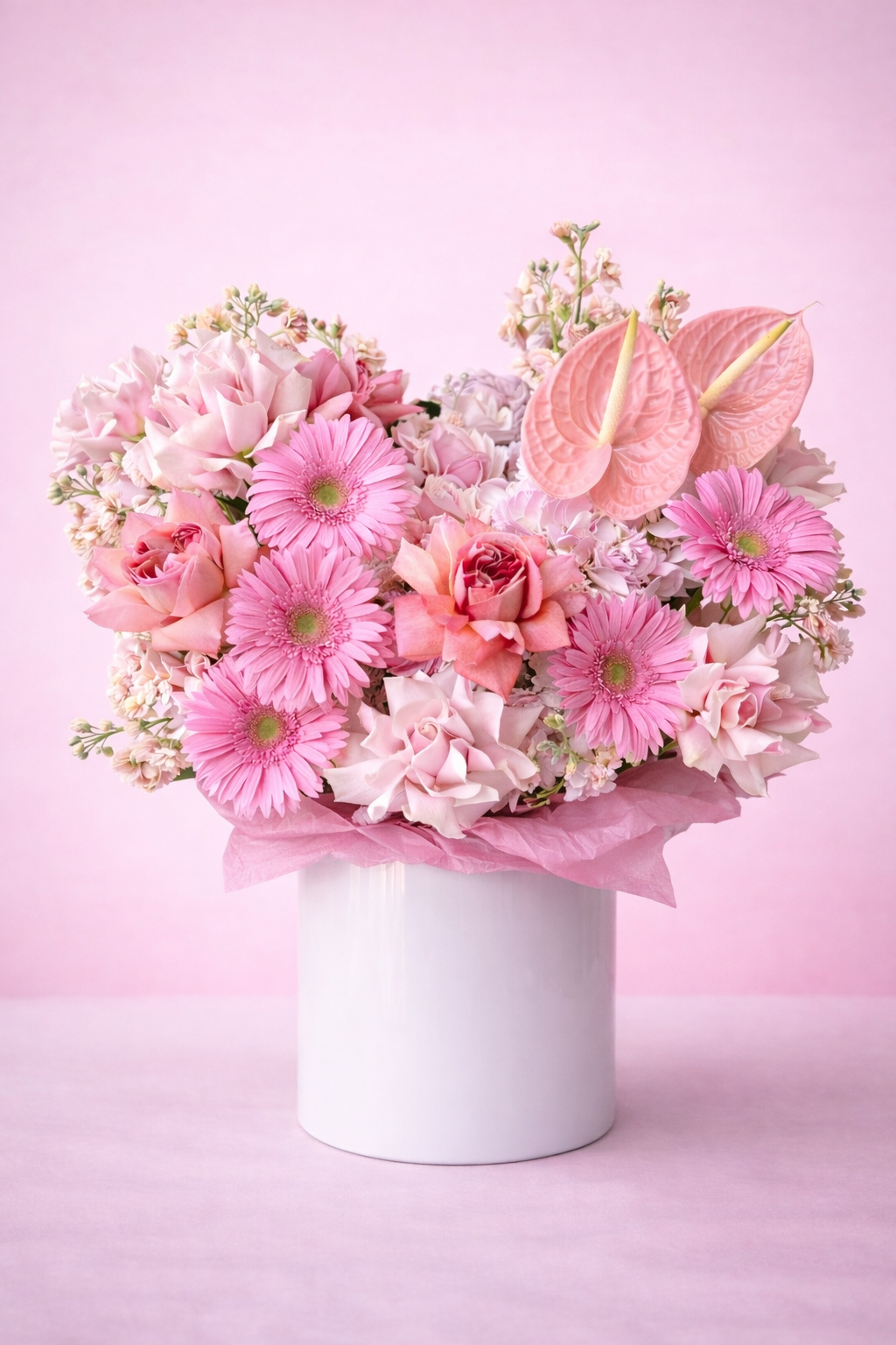 Soft Devotion | Pastel Mixed Flower Luxury Arrangement