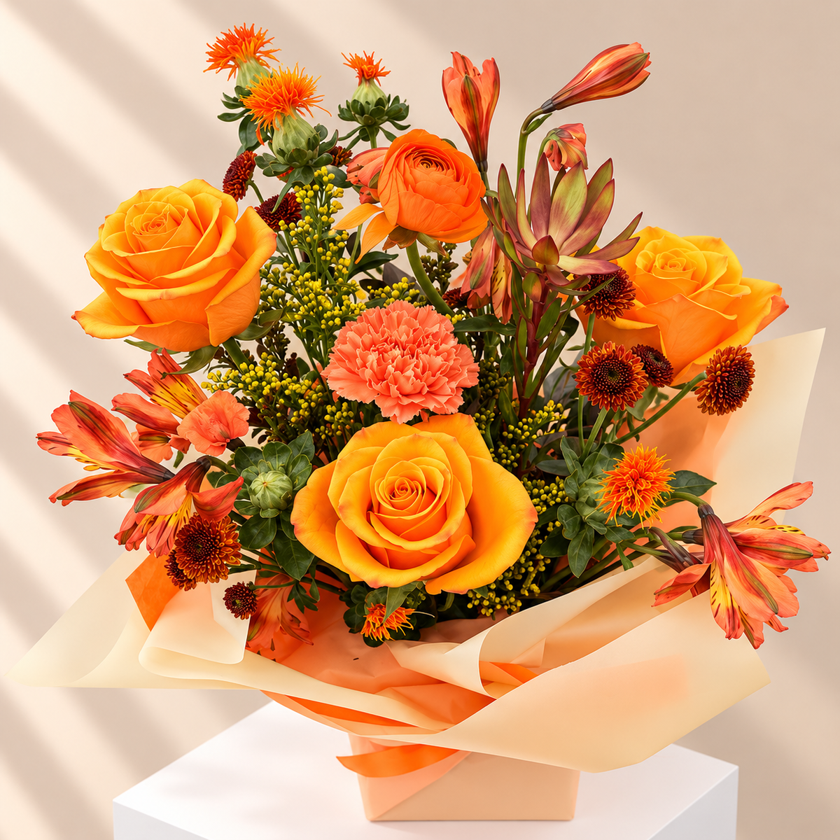 seasonal blooms arrangement