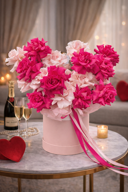 Pink Obsession | Artisan Pink Rose Luxury Arrangement