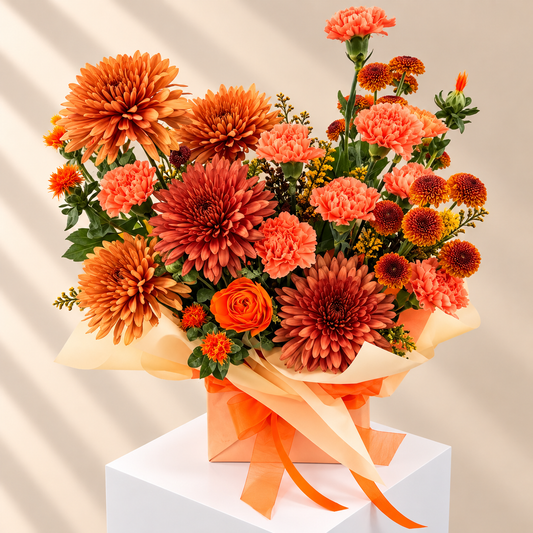 Fall Is in the Air Autumn Flower Arrangement