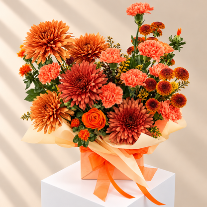 Fall Is in the Air Autumn Flower Arrangement