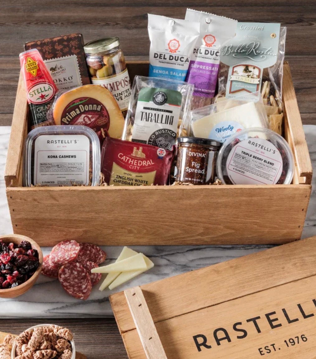Rastelli's Connoisseur Gift Crate | Premium Charcuterie & Cheese