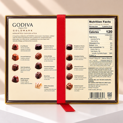 GODIVA Goldmark Assorted Chocolates, 320 g