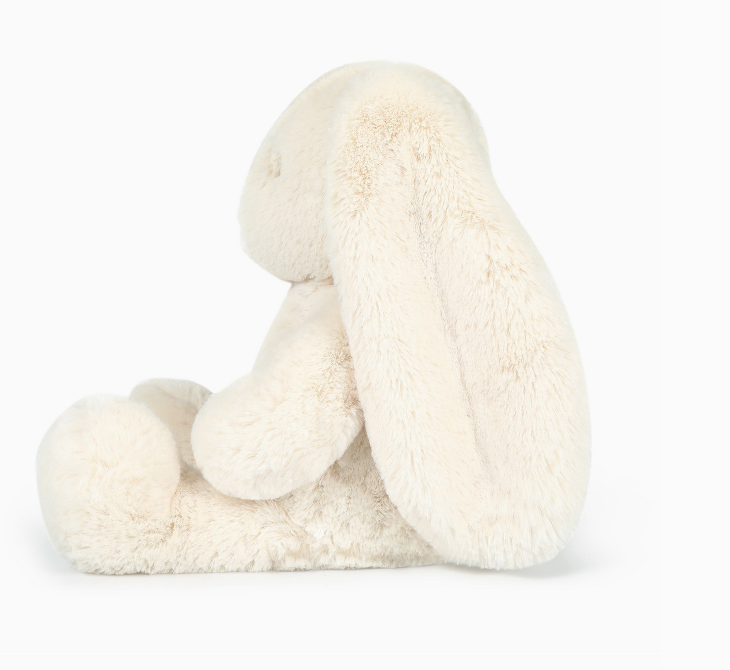 White plush bunny toy 