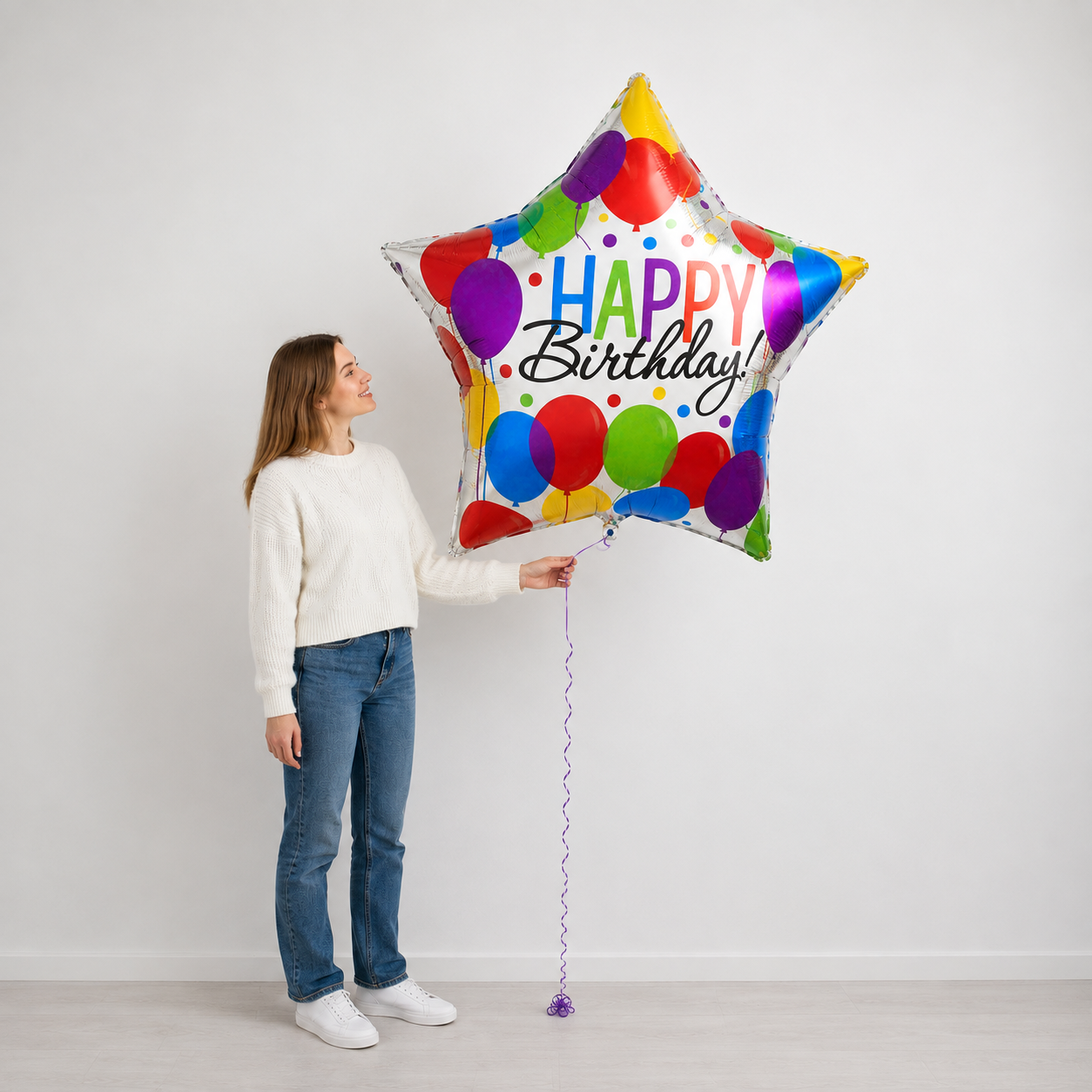 Jumbo Star Foil Balloon 28" | Party & Celebration Gift | Tampa Bay