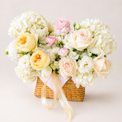 luxury flower basket 